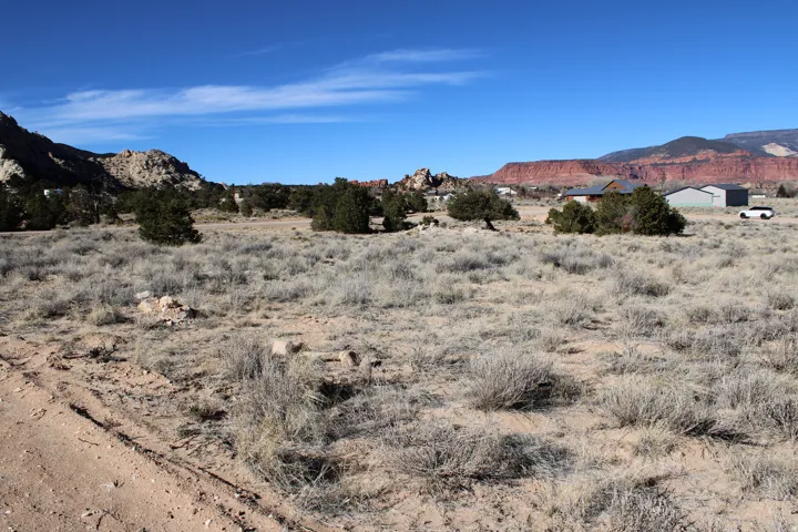 Mountain view with rural landscape