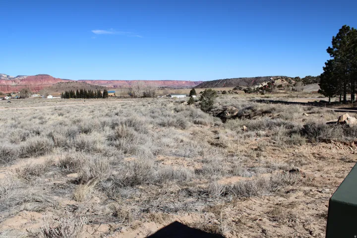 Mountain view with rural landscape
