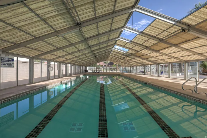 View of indoor pool