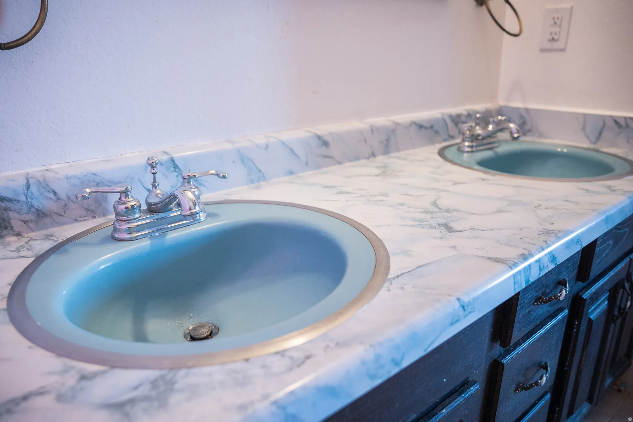 Bathroom with double vanity