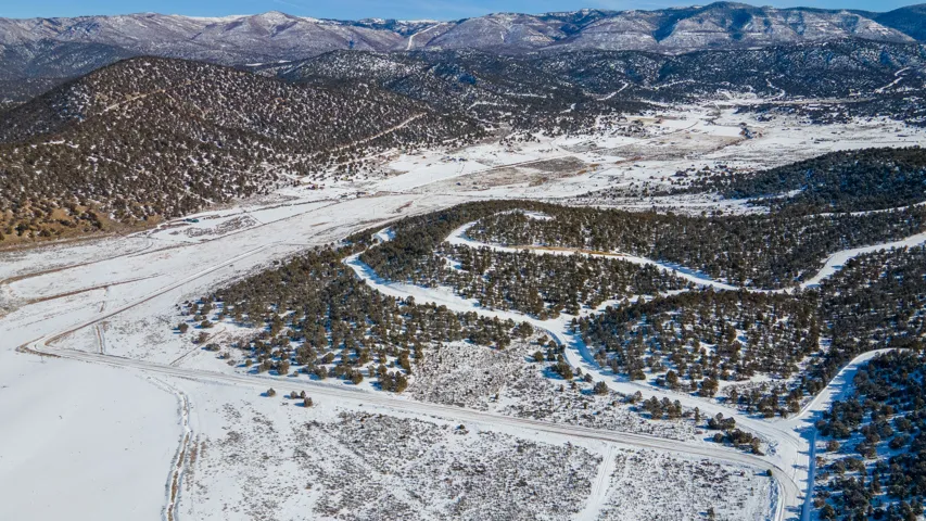 Aerial view of lot
