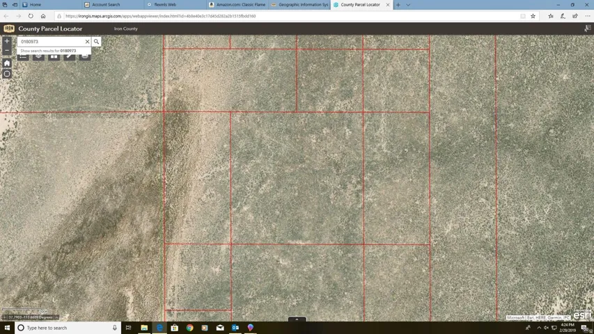 Map / location featuring property boundaries highlighted