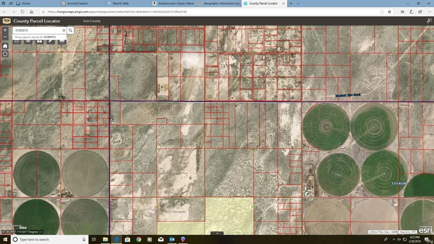Map / location featuring property boundaries highlighted