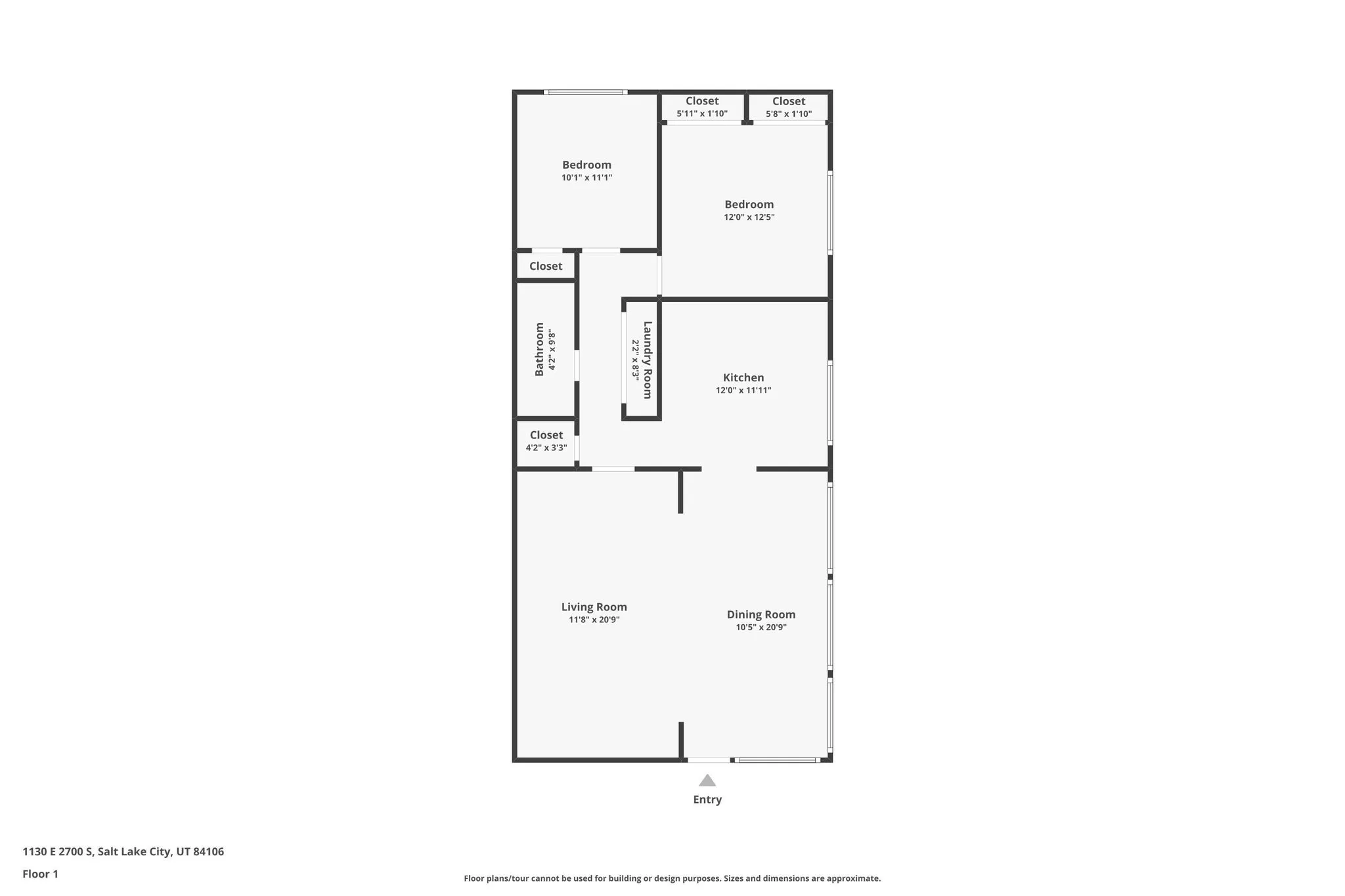 View of room layout