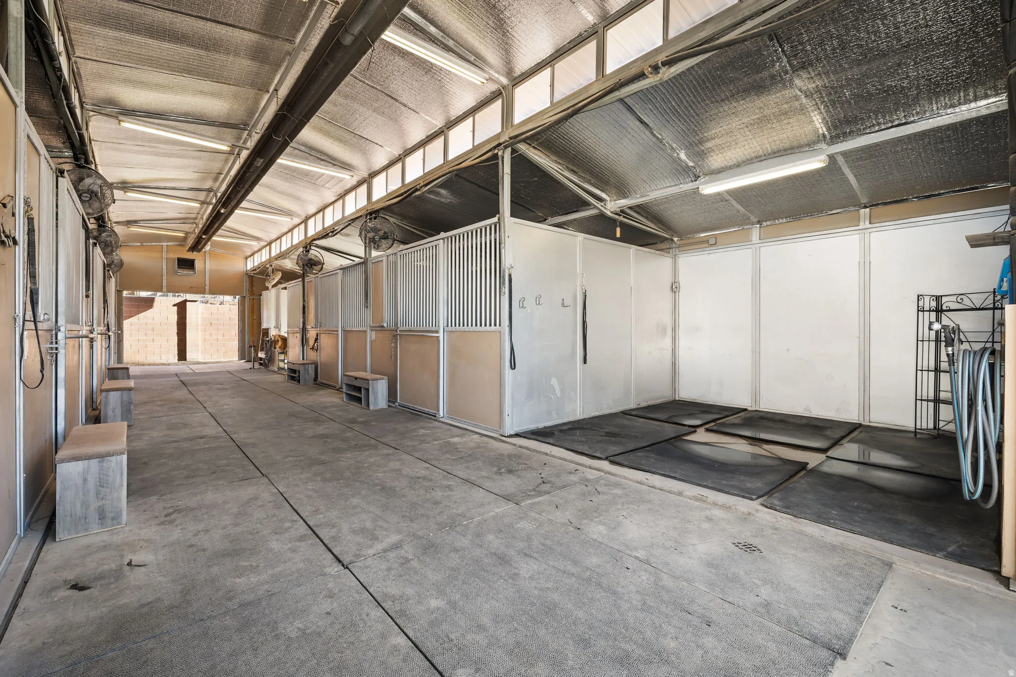 View of stable