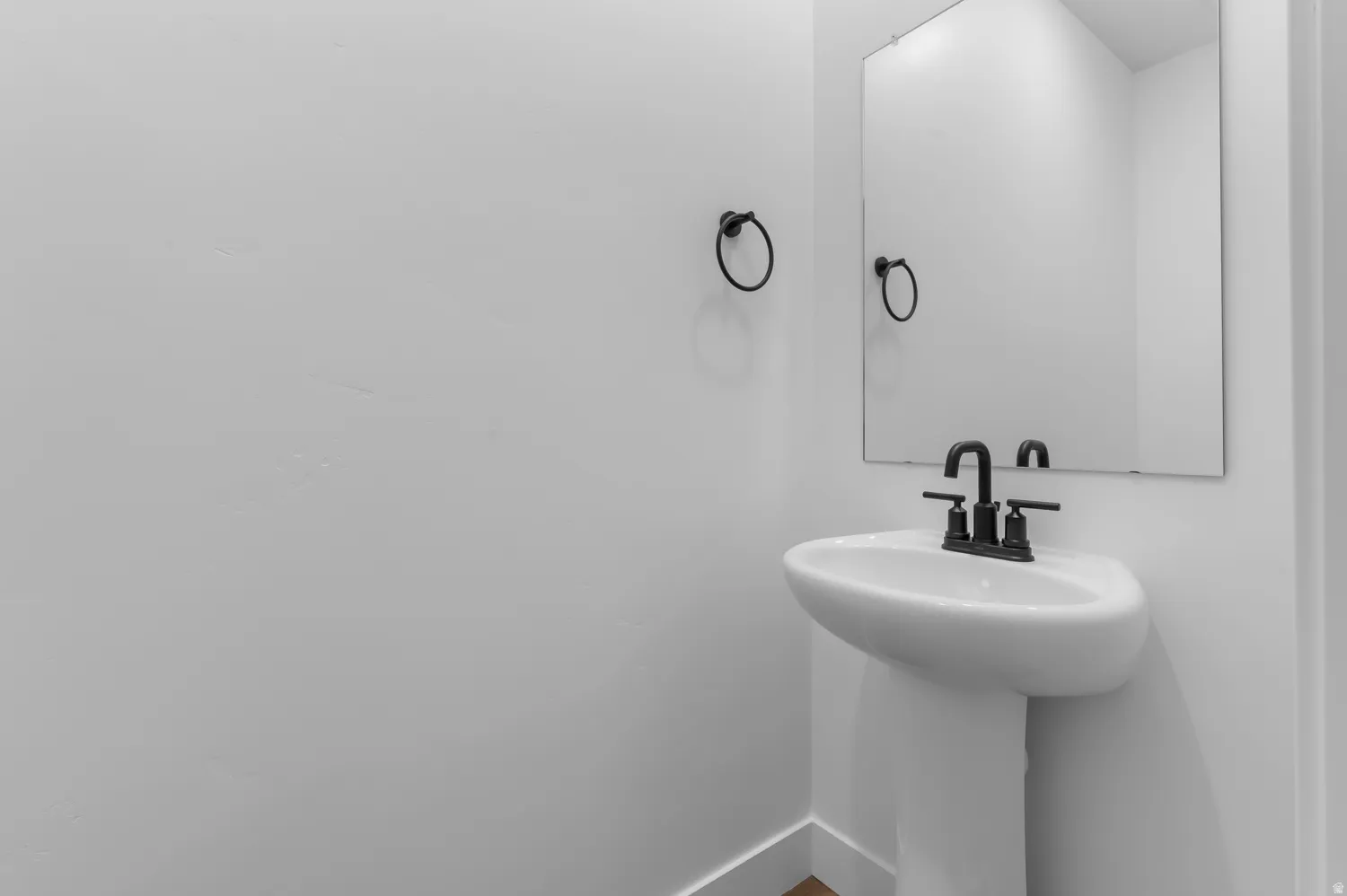 Bathroom with baseboards