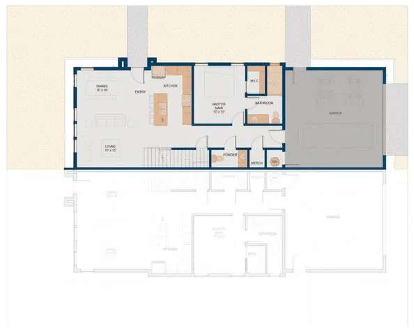 View of floor plan / room layout