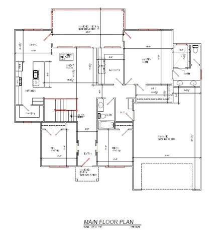 View of room layout