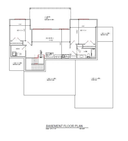 View of floor plan / room layout
