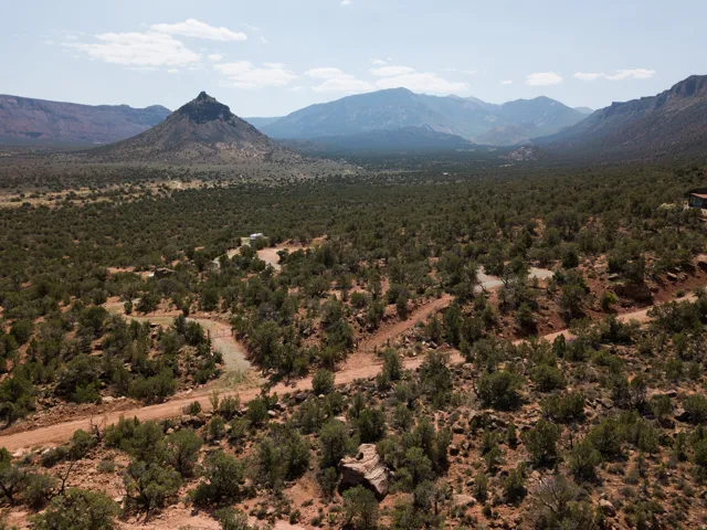 View of mountain backdrop
