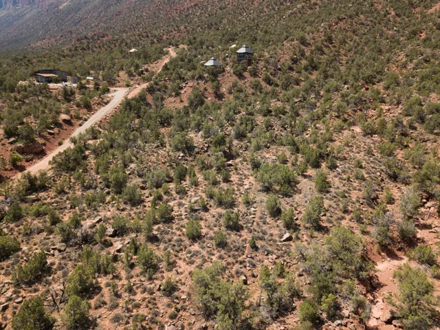 Aerial view of property and surrounding area