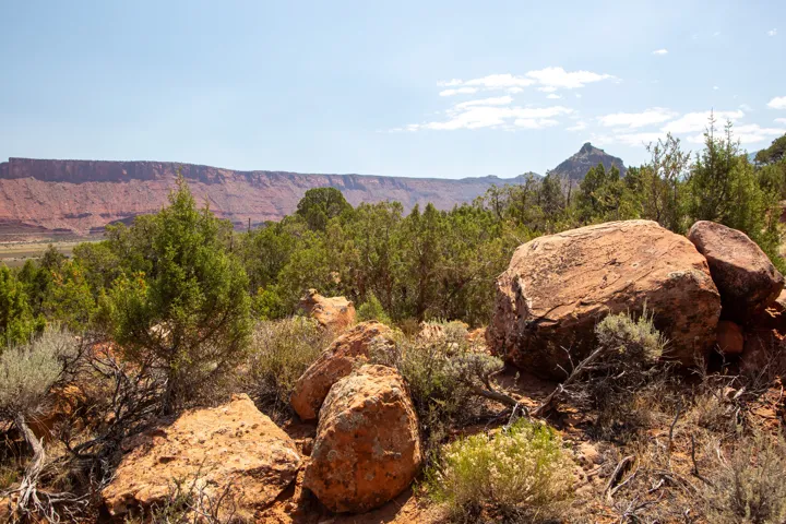 View of mountain backdrop