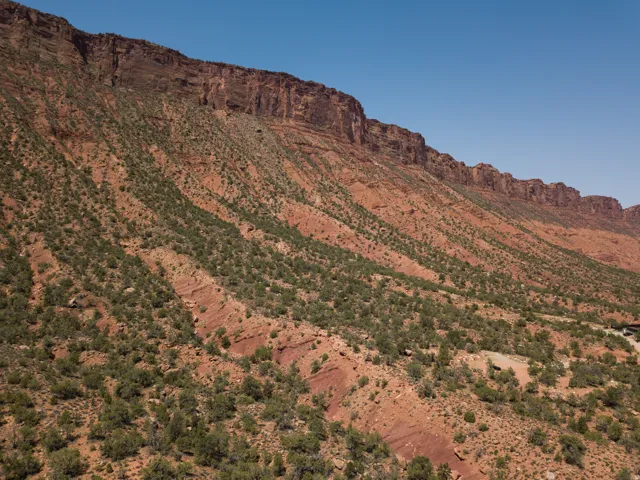 View of mountain background