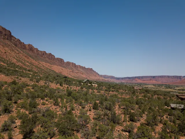 View of mountain backdrop