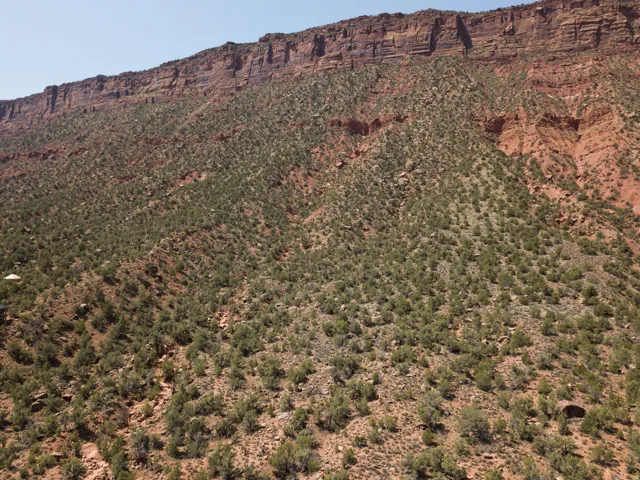 View of mountain background