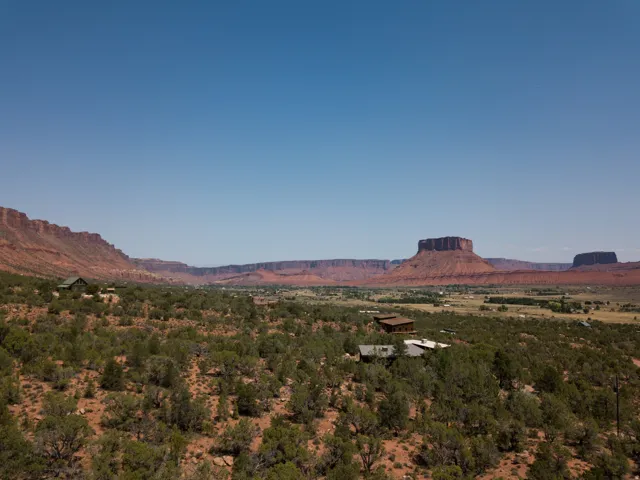 View of mountain background