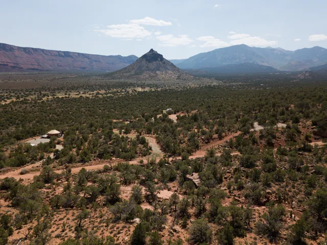 View of mountain backdrop
