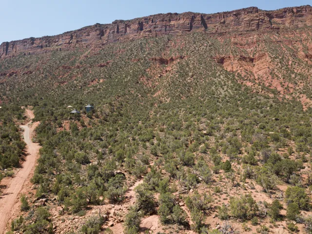 View of mountain background
