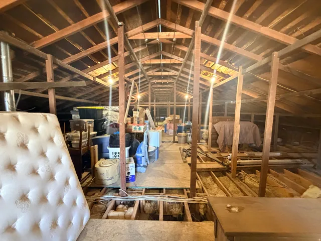 View of attic