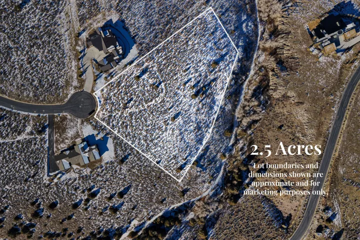 Aerial view of property's location