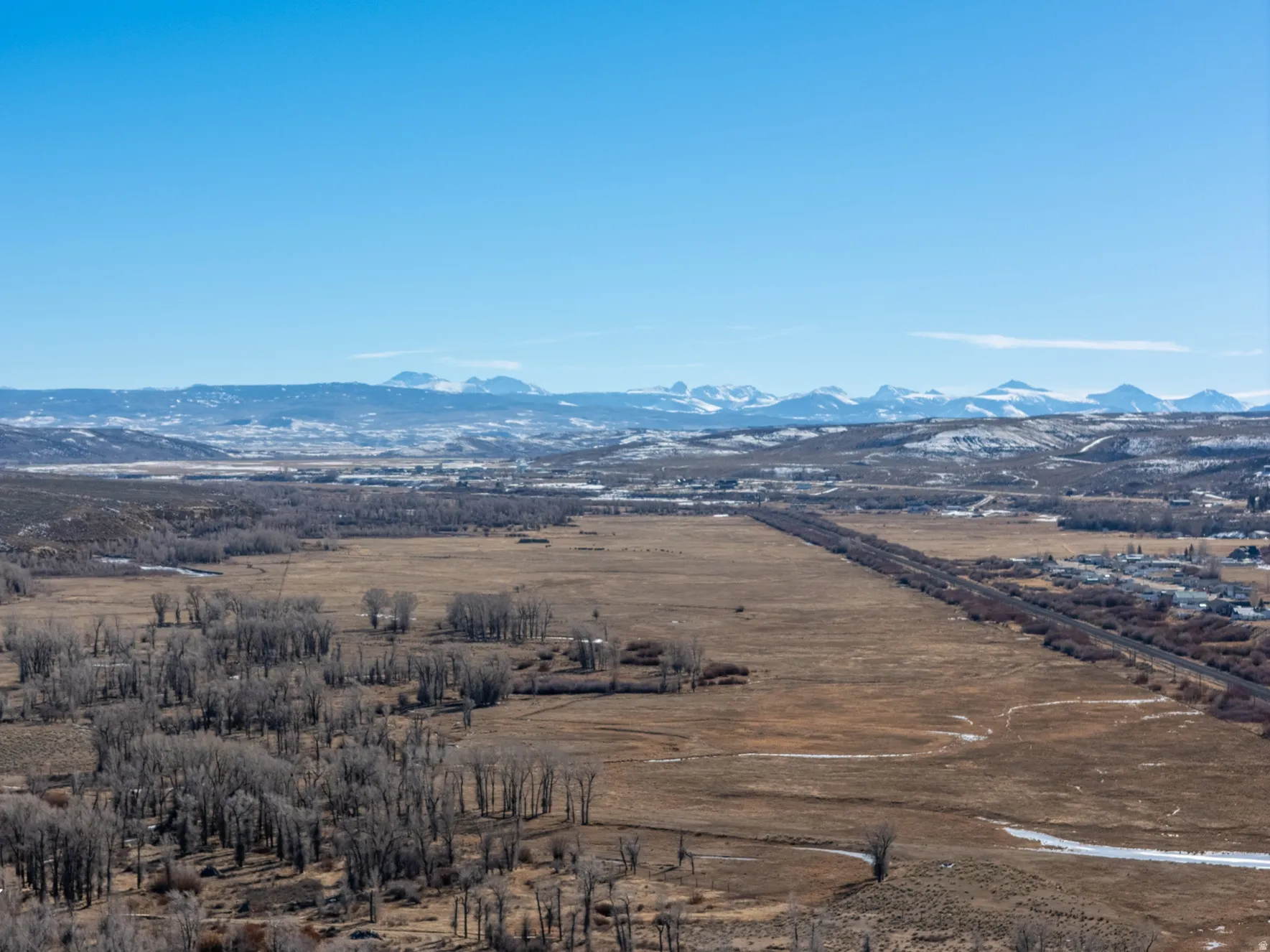 View of mountain backdrop