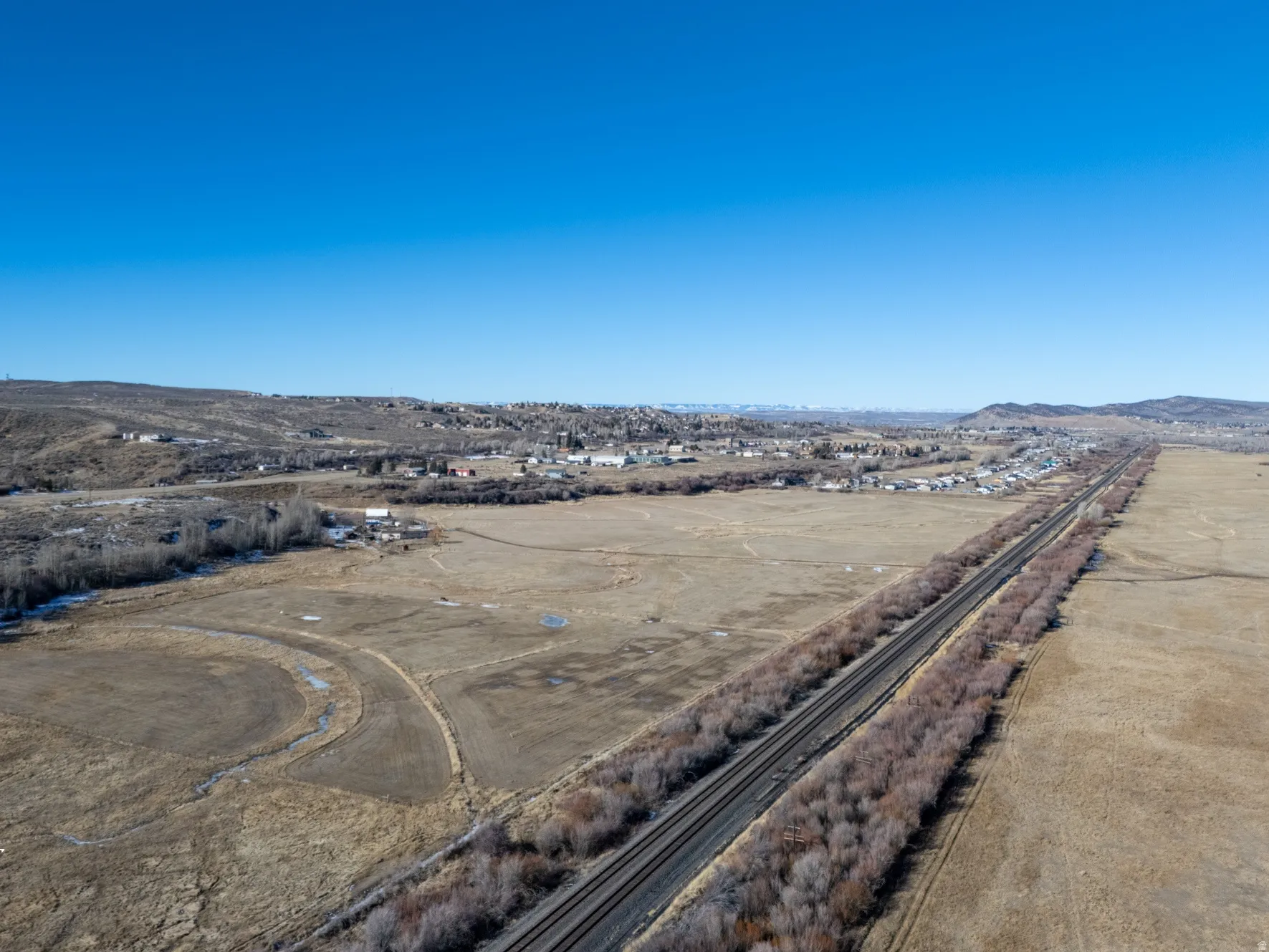 View of rural area with mountains