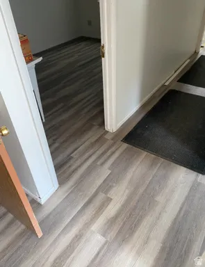 Detailed view of wood finished floors