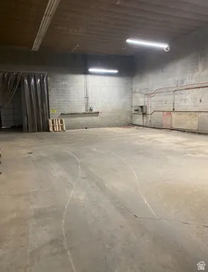 View of below grade area