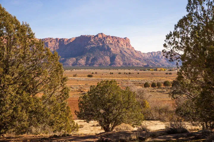View of mountain backdrop