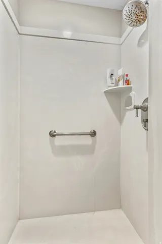 Bathroom with a shower