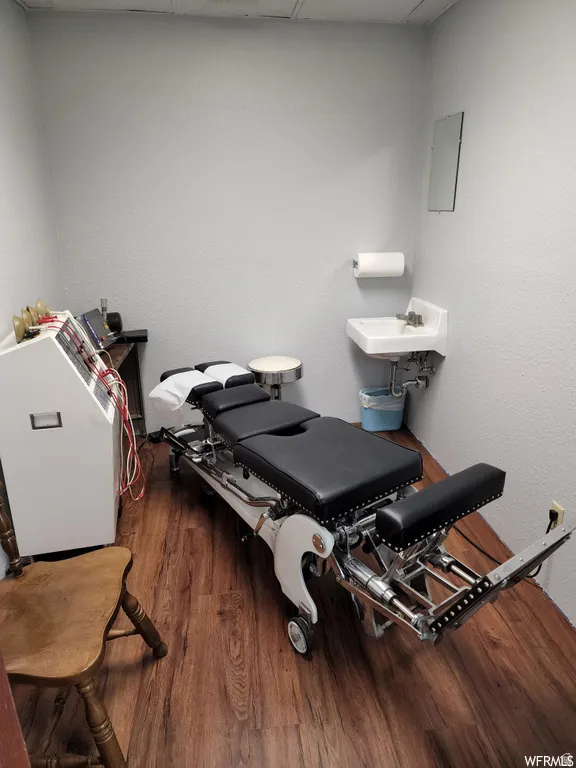 Misc room with a sink