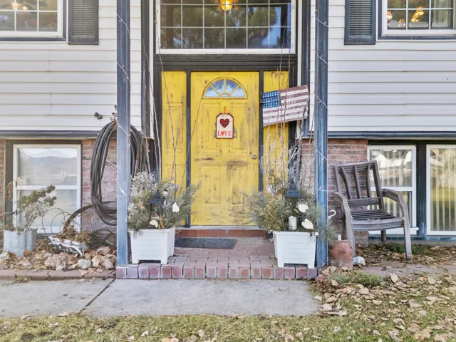 Doorway to property