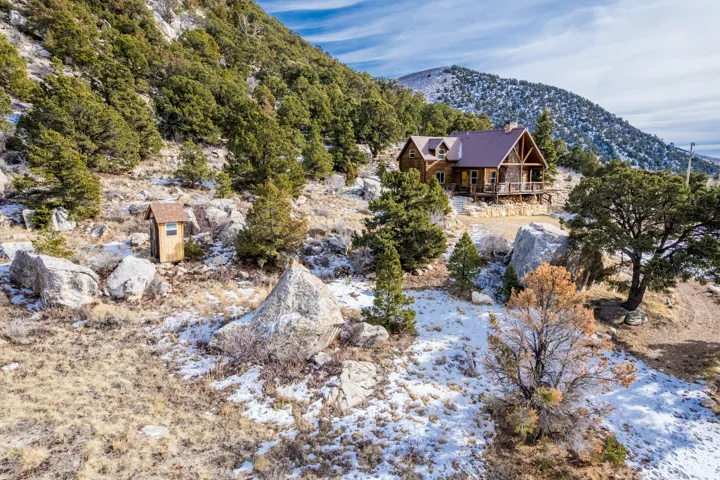 View of mountain background