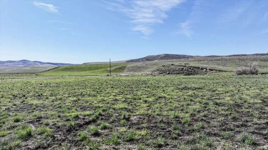 View of mountain background with rural landscape