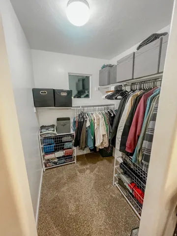 Large walk in closet
