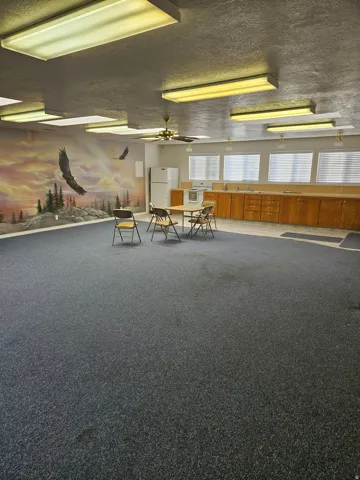 Misc room featuring a textured ceiling