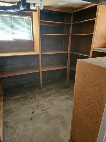 View of storage room