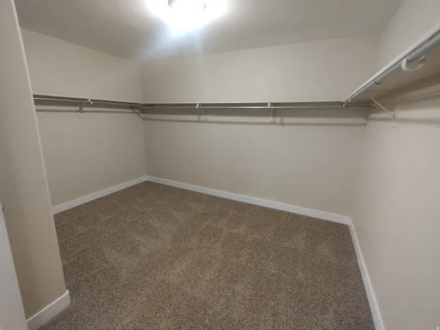 Spacious main bedroom closet