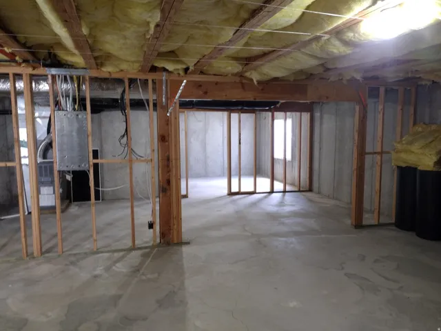 View of basement