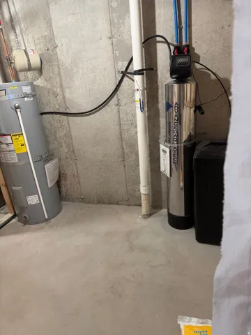 Water softener recently installed