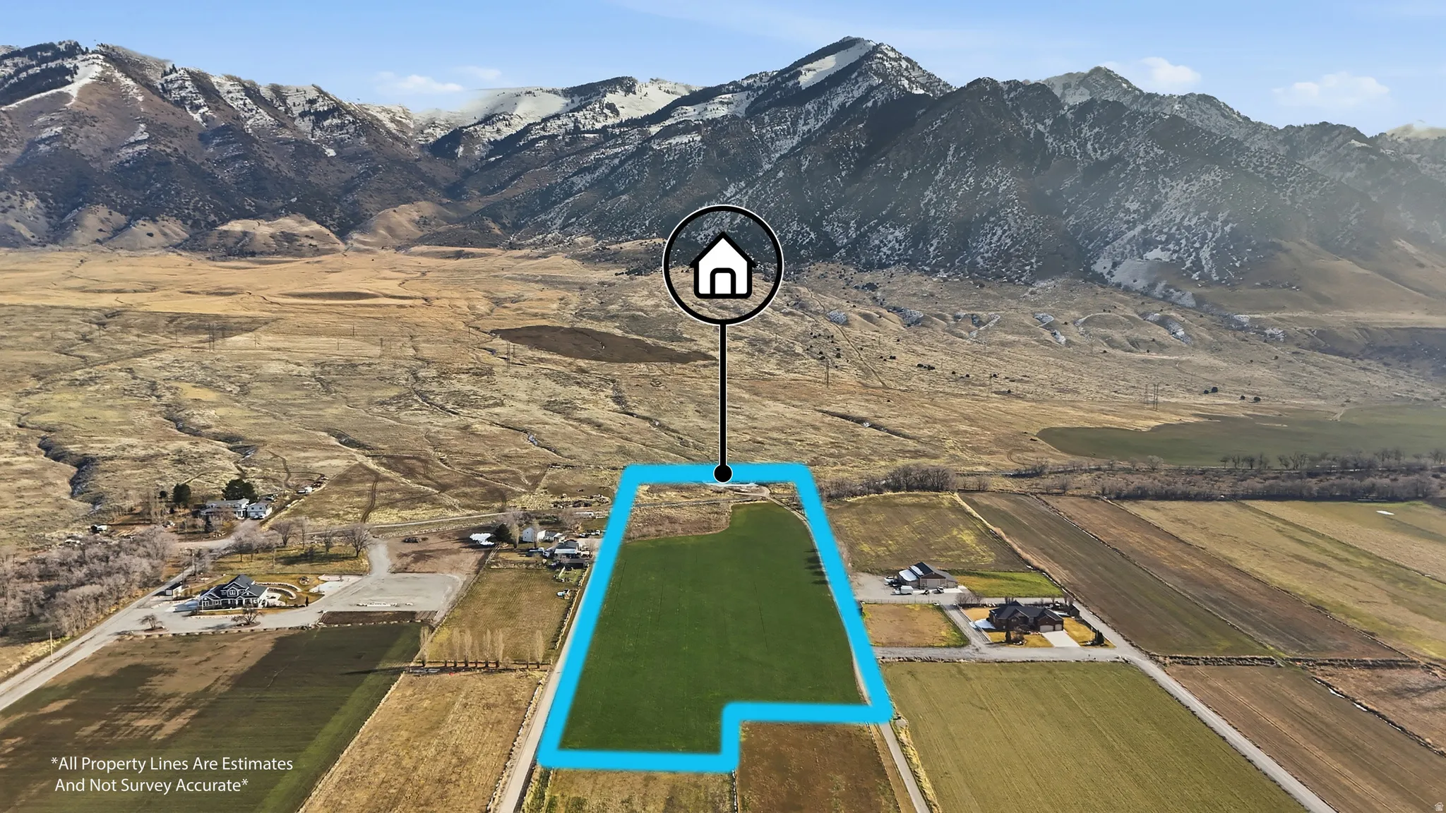 View of rural area featuring a mountain backdrop