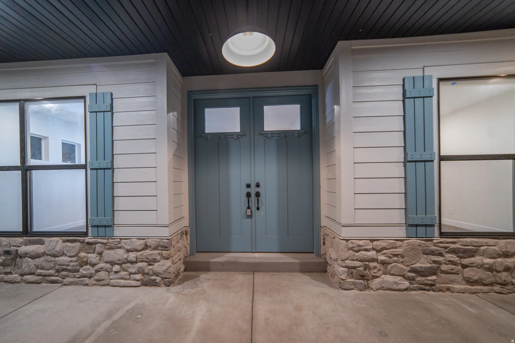 View of exterior entry