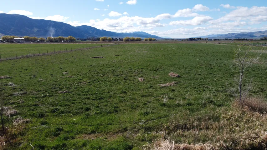 Mountain view with rural landscape