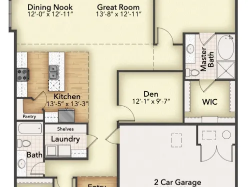 View of home floor plan