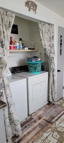 Laundry with washer and dryer