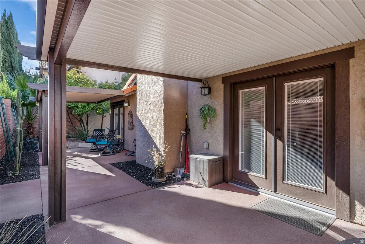 View of patio / terrace with french doors