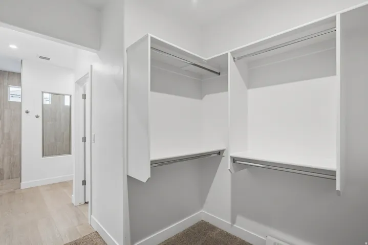 View of spacious closet