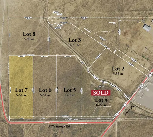 Aerial overview of property's location