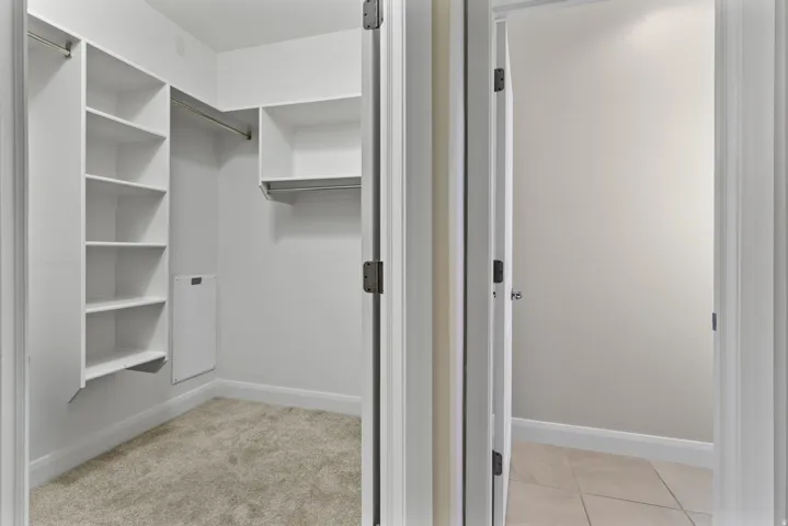 View of walk-in closet in Primary bedroom.