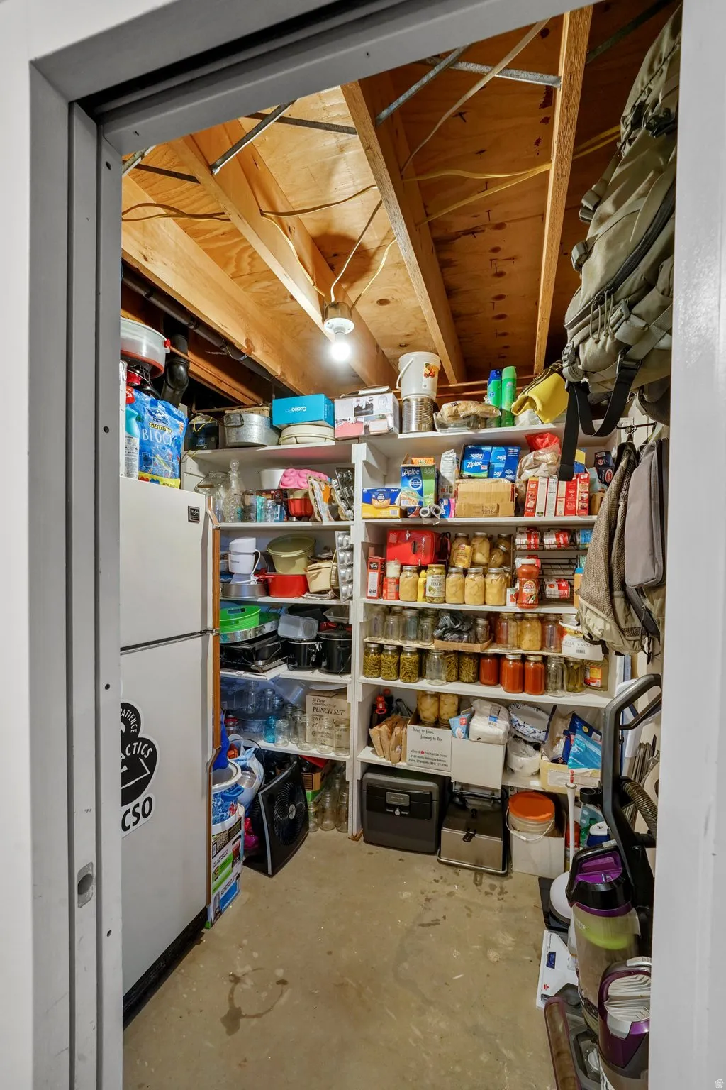 View of storage area